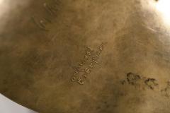 Cris Agterberg Abstract Decorated Bowl in Hammered Brass by Cris Agterberg Netherlands 1934 - 3390303