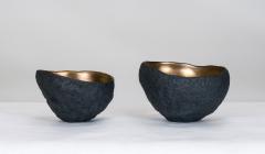 Cristina Salusti 2 Ceramic Bowls with Bronze Glaze by Cristina Salusti - 299942