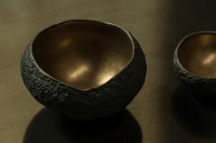 Cristina Salusti Ceramic Bowls with Bronze Glaze by Cristina Salusti - 325905