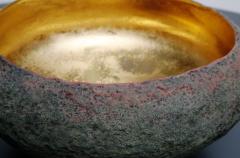 Cristina Salusti Ceramic and Gold Bowl by Cristina Salusti - 143171