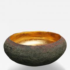 Cristina Salusti Ceramic and Gold Bowl by Cristina Salusti - 145521