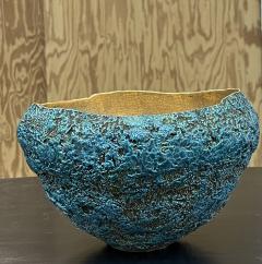 Cristina Salusti Ceramic turquoise and gold - 3978608