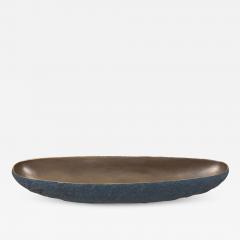 Cristina Salusti Long ceramic Centerpiece with bronze glaze by Cristina Salusti - 1001497