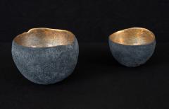 Cristina Salusti Set of 3 ceramics with platinum and gold by Cristina Salusti - 1059528