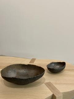 Cristina Salusti Set of two unique gold rimmed ceramics - 3506950