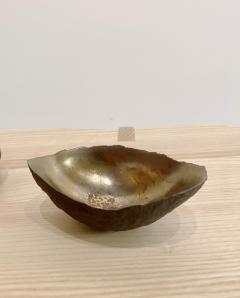 Cristina Salusti Small vessel with textured bronze glaze 2023 - 3442818