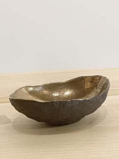 Cristina Salusti Vessel with bronze textured glaze 2023 - 3442830