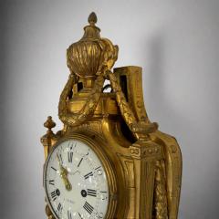 Cronier Paris Louis XVI Period Gilt Bronze Wall Clock France circa 1790 - 4428920
