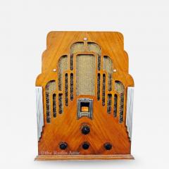 Crosley Art Deco 179 Dual Four Antique Tombstone 1934 Radio - 2001979