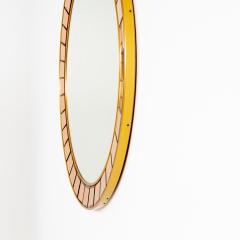 Crystal Arte Mid Century Round Wall Mirror - 1861013