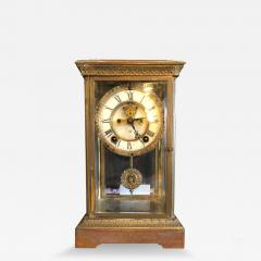 Crystal Face and Pendulum Clock Made by Ansonia Clock of New York - 2979768
