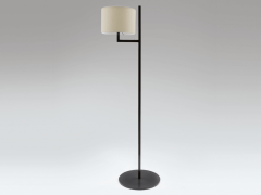 Cuatro Blackened Steel Floor Lamp - 970835