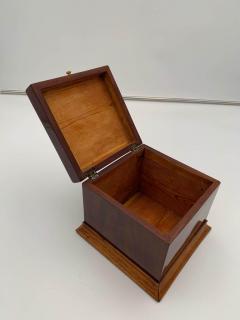 Cubic Biedermeier Box Mahogany and Maple Austria circa 1840 - 2284906