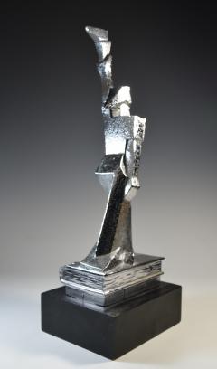 Cubist Monument Bronze Sculpture Woman with a Torch - 1809111