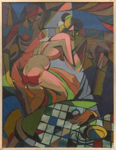 Cubist Nightclub Painting - 95846