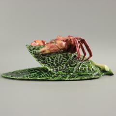 Cunha Palissy Majolica Crab Wallpocket - 2505817