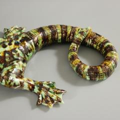 Cunha Palissy Majolica Lizard Wall Figure - 3034571
