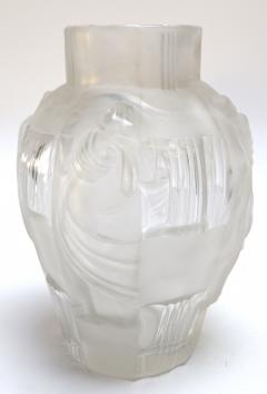 Curt Schlevogt 1930s Art Deco Ingrid Glass Vase by Curt Schlevogt - 279424