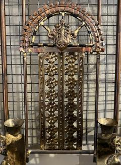 Curtis Jer 1960s Curtis Jer San Francisco Conservatory of Flowers Metal art Wall Sculpture - 4393938