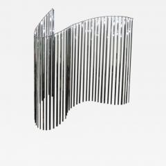 Curtis Jer Amazing Signed C Jere Kinetic Wave Wall Sculpture Chrome Mid Century - 1289858