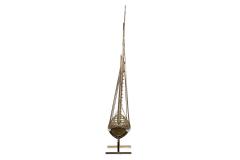 Curtis Jer American Mid Century Brass Model Of Ship By Curtis Jere - 4658806