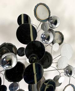 Curtis Jer American Modern Chrome Wall Sculpture Curtis Jere - 4628343