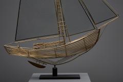 Curtis Jer Boat Sculpture by Curtis Jere 1970s - 2562583