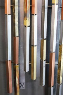Curtis Jer C Jere Mixed Metal Wall Sculptures Signed - 3205156