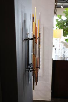 Curtis Jer C Jere Mixed Metal Wall Sculptures Signed - 3205159