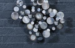 Curtis Jer Californian Modernist Raindrop Chrome Sculpture by Curtis Jere - 4467694