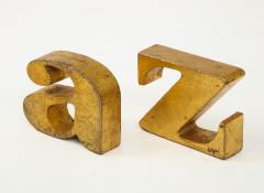 Curtis Jer Curtis Jere A Z Iron Bookends - 1267873