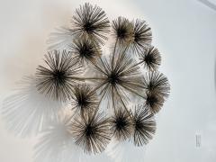 Curtis Jer Curtis Jere Brass Sea Urchin Wall Sculpture - 3972436