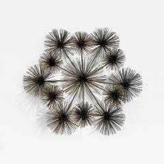 Curtis Jer Curtis Jere Brass Sea Urchin Wall Sculpture - 3973423