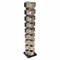 Curtis Jer Curtis Jere Brushed Metal Standing Lamp USA - 4162466