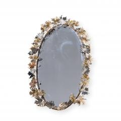 Curtis Jer Curtis Jere Brutalist Mid Century Leaf Mirror - 4492768