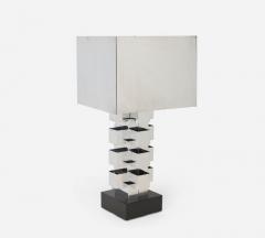 Curtis Jer Curtis Jere Chrome Geometric Skyscraper Lamp - 1092199