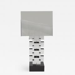 Curtis Jer Curtis Jere Chrome Geometric Skyscraper Lamp - 1093491