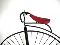 Curtis Jer Curtis Jere High Wheel Bicycle Iron Sculpture Wall Decor 1960s - 3969611