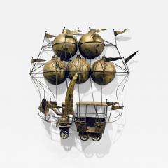 Curtis Jer Curtis Jere Hot Air Balloon Wall Sculpture - 3930826