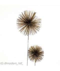 Curtis Jer Curtis Jere Mid Century Pom Urchin Lighted Floor Sculpture - 1814558