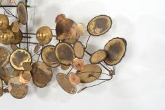 Curtis Jer Curtis Jere Raindrops Wall Sculpture 1965c  - 4587401