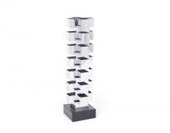 Curtis Jer Curtis Jere Stacked Chrome Geometric Skyscraper Lamp - 1215089