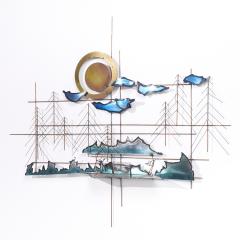 Curtis Jer Curtis Jere Style Mid Century Brass Tennis Sculpture - 3827023