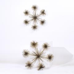 Curtis Jer Curtis Jere Style Mid Century Pom Urchin Sculptures Pair - 3937729