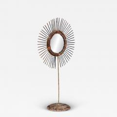 Curtis Jer Curtis Jere Sunburst Brass Vanity Mirror for Artisan House - 4133077