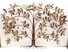 Curtis Jer Curtis Jere Tree Of Life Copper Wall Sculpture - 1689463