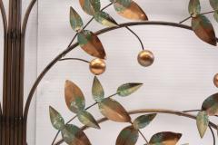 Curtis Jer Curtis Jere Tree Of Life Copper Wall Sculpture - 1689467