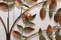 Curtis Jer Curtis Jere Tree Of Life Copper Wall Sculpture - 1689469