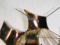 Curtis Jer Exceptional Brass Wall Sculpture by Curtis Jere - 809313