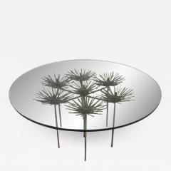 Curtis Jer French Pom Pom Bronze Gilt Iron Curtis Jere Style Petite Cocktail Table - 1345963